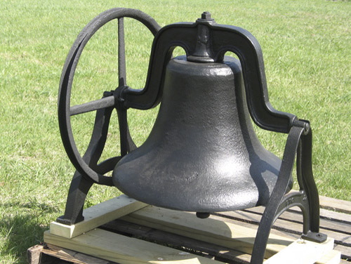 24 inch Cast Iron bell complete and restored