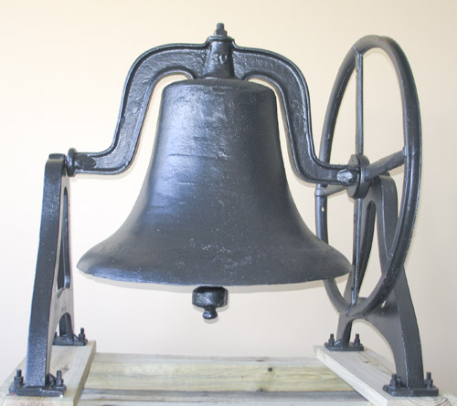 30 inch CS Bell, cast iron complete and restored