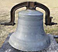 Church bell with yoke